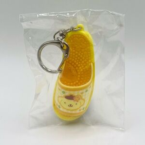 Pompomourin Yellow Sandal Keychain
